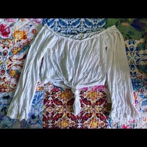 LA Hearts off the shoulder top